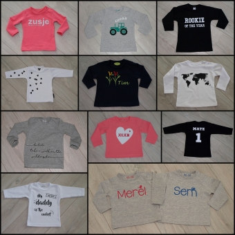 Babyshirtje op maat