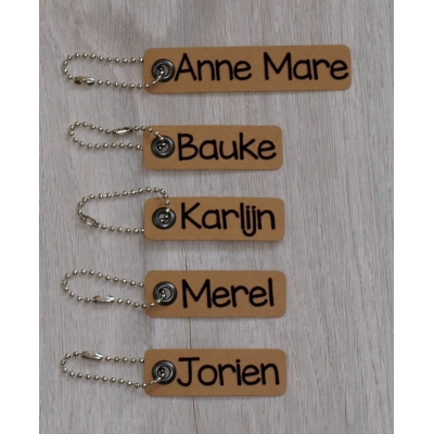Sleutelhanger Kraft met naam Sleutelhanger Kraft met naam